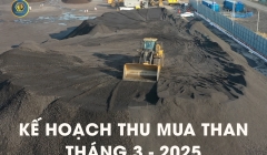 KẾ HOẠCH THU MUA THAN THÁNG 03 - 2025
