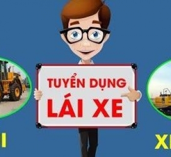 Tuyển dụng lái xe xúc lật - xúc đào