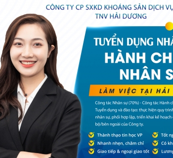 TUYỂN DỤNG NHÂN VIÊN HÀNH CHÍNH NHÂN SỰ
